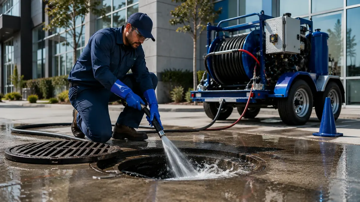 Commercial Hydro Jet Drain Cleaning in Acton