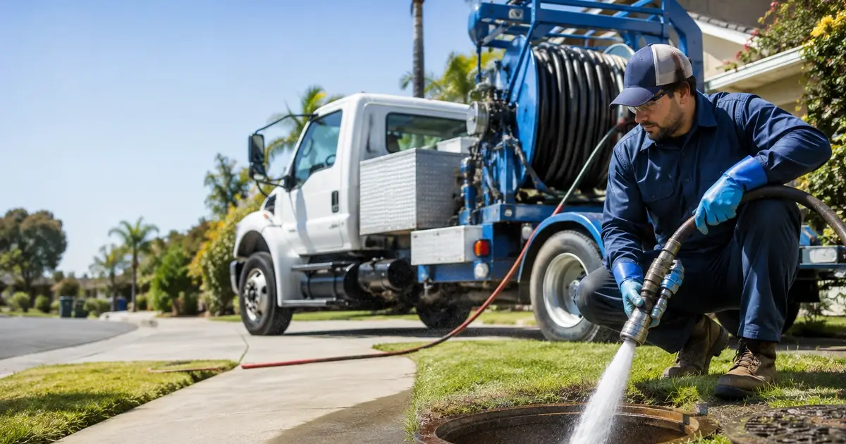 Hydro jet sewer cleaning Acton