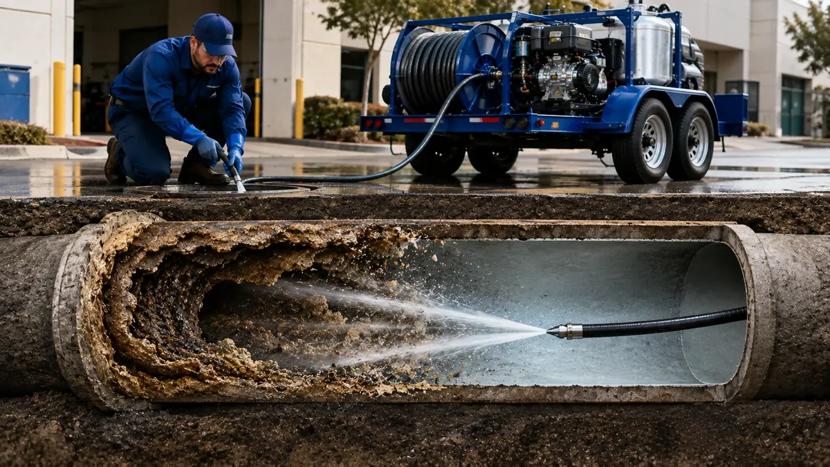 Sewer Pipe Descaling in Acton